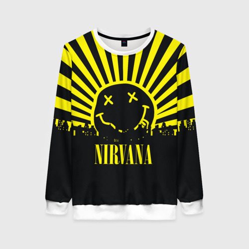 Женский свитшот 3D Nirvana