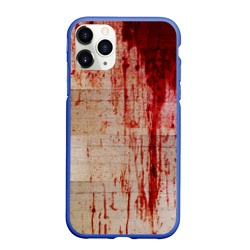 Чехол для iPhone 11 Pro Max матовый Бинты с потёками крови текстура