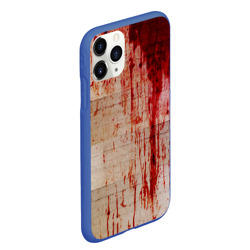 Чехол для iPhone 11 Pro Max матовый Бинты с потёками крови текстура - фото 2