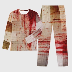 Мужской костюм для дома 3D Бинты с потёками крови текстура