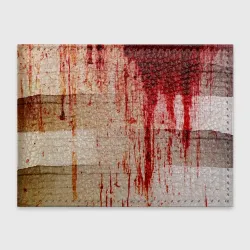 Обложка для студенческого билета Бинты с потёками крови текстура