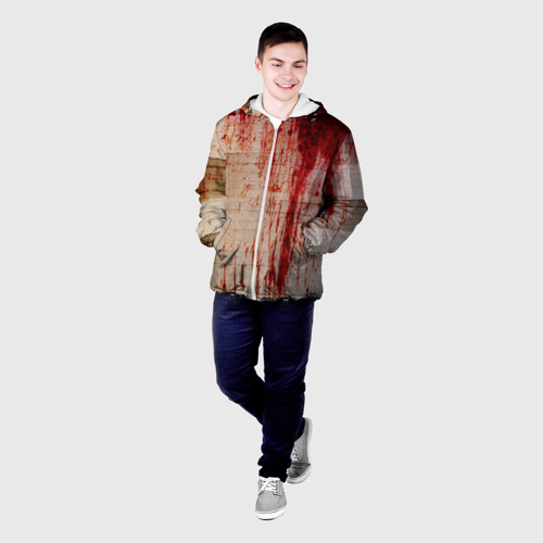 Мужская куртка 3D Бинты, цвет 3D печать - фото 3