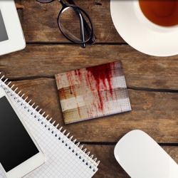 Обложка для студенческого билета Бинты с потёками крови текстура - фото 2