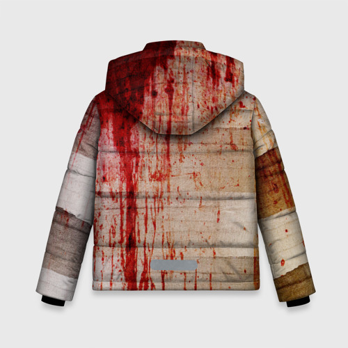 Зимняя куртка для мальчиков 3D Бинты, цвет светло-серый - фото 2