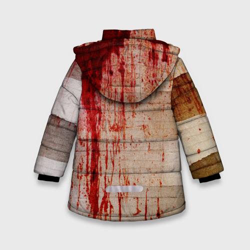 Зимняя куртка для девочек 3D Бинты, цвет красный - фото 2