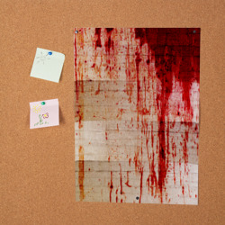 Постер Бинты с потёками крови текстура - фото 2