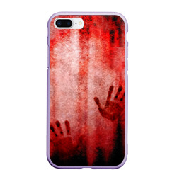 Чехол для iPhone 7Plus/8 Plus матовый Кровавые отпечатки