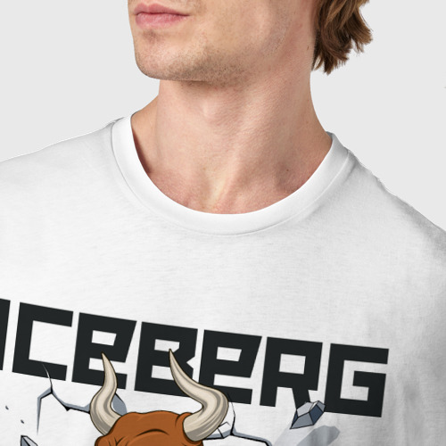 Мужская футболка хлопок Bull 2 | Iceberg - фото 6