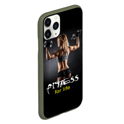 Чехол для iPhone 11 Pro матовый Fitness for life - фото 2