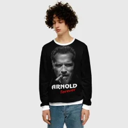 Мужской свитшот 3D Arnold forever - фото 2