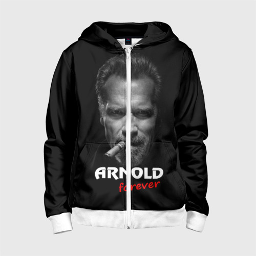 Детская толстовка 3D на молнии Arnold forever