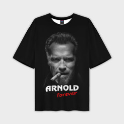 Мужская футболка oversize 3D Arnold forever