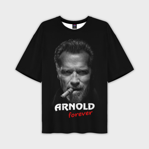 Мужская футболка oversize 3D Arnold forever, цвет 3D печать