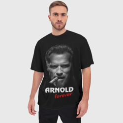 Мужская футболка oversize 3D Arnold forever - фото 2