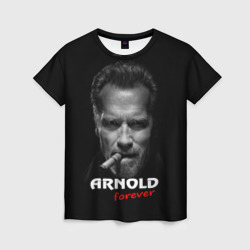 Женская футболка 3D Arnold forever