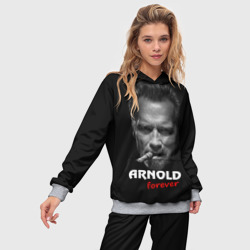 Женский костюм с толстовкой 3D Arnold forever - фото 2