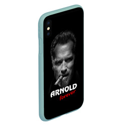 Чехол для iPhone XS Max матовый Arnold forever - фото 2