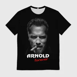 Мужская футболка 3D Arnold forever