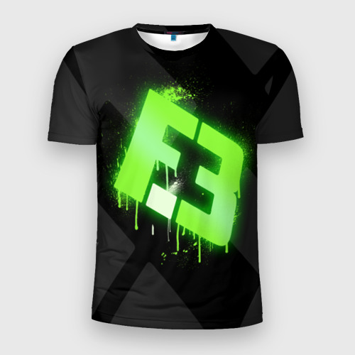 Мужская футболка 3D Slim cs:go - Flipsid3 (Black collection), цвет 3D печать