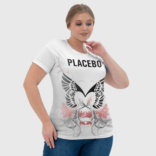 Женская футболка 3D Placebo, цвет 3D печать - фото 6