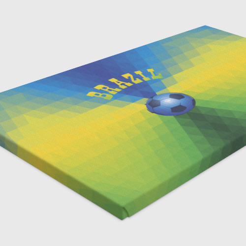 Холст прямоугольный Бразилия, цвет 3D печать - фото 4