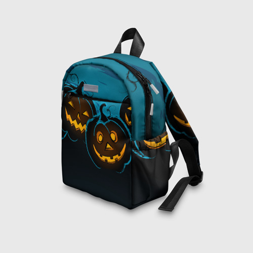 Детский рюкзак 3D с принтом Halloween3, вид сбоку #3