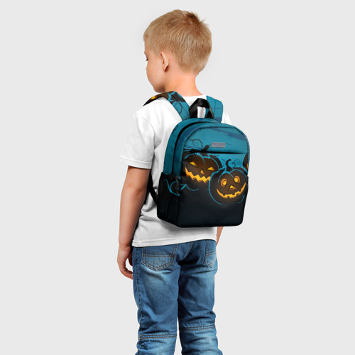 Детский рюкзак 3D с принтом Halloween3, фото на моделе #1