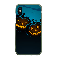 Чехол для iPhone XS Max матовый Halloween3