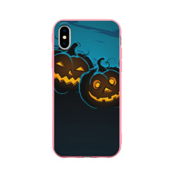 Чехол для iPhone X матовый Halloween3