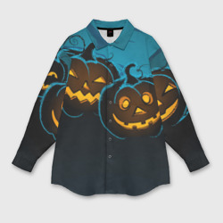 Мужская рубашка oversize 3D Halloween3