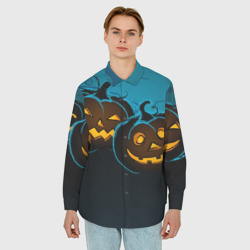 Мужская рубашка oversize 3D Halloween3 - фото 2