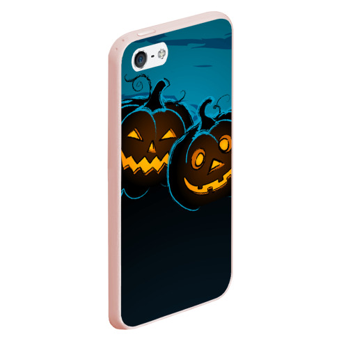 Чехол для iPhone 5/5S матовый Halloween3, цвет светло-розовый - фото 3