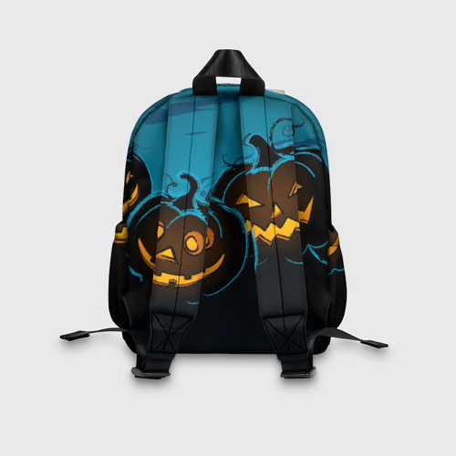 Детский рюкзак 3D с принтом Halloween3, вид сзади #2
