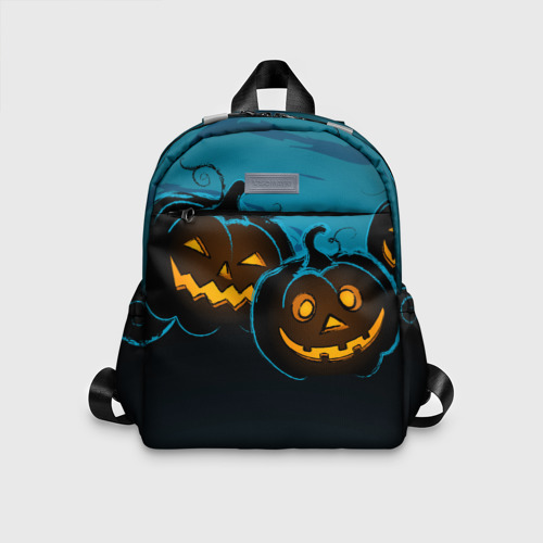 Детский рюкзак 3D с принтом Halloween3, вид спереди #2