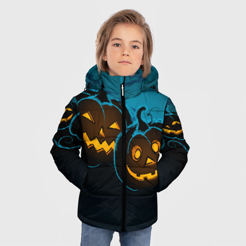 Зимняя куртка для мальчиков 3D Halloween3, цвет черный - фото 3
