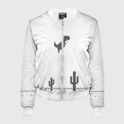 Женский бомбер 3D T-rex game