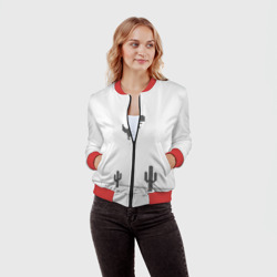 Женский бомбер 3D T-rex game - фото 2