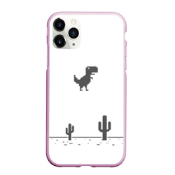 Чехол для iPhone 11 Pro Max матовый T-rex game