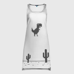 Платье-майка 3D T-rex game