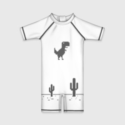 Детский купальный костюм 3D T-rex game