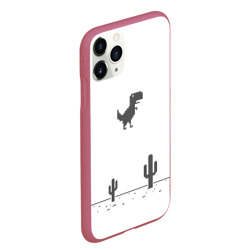 Чехол для iPhone 11 Pro Max матовый T-rex game - фото 2