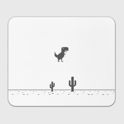 Прямоугольный коврик для мышки T-rex game