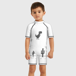 Детский купальный костюм 3D T-rex game - фото 2