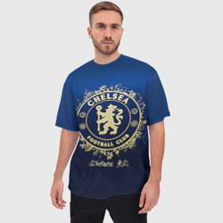 Мужская футболка oversize 3D Chelsea - фото 2