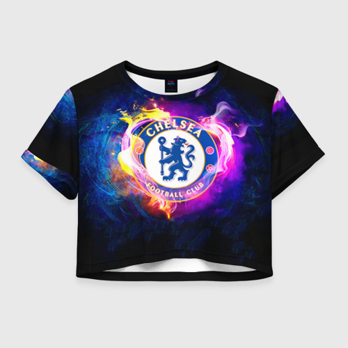 Женская футболка Crop-top 3D Chelsea