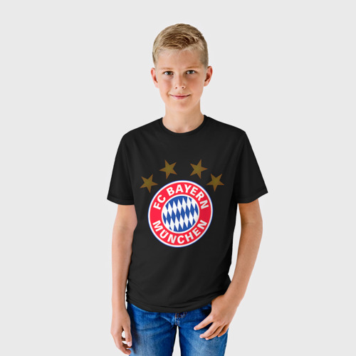 Детская футболка 3D Bayern, цвет 3D печать - фото 3