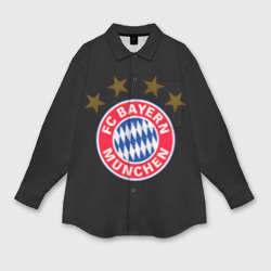 Женская рубашка oversize 3D Bayern