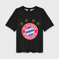 Женская футболка oversize 3D Bayern