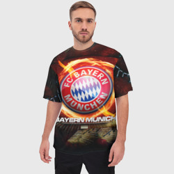 Мужская футболка oversize 3D Bayern - фото 2