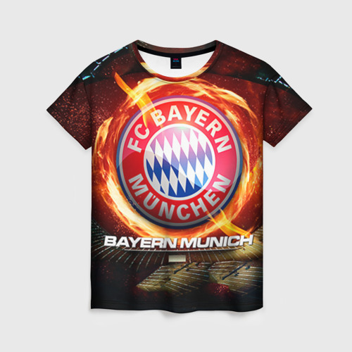 Женская футболка 3D Bayern